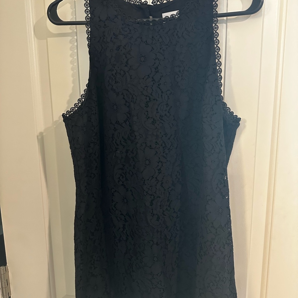 CAbi Black Sleeveless Tank Top